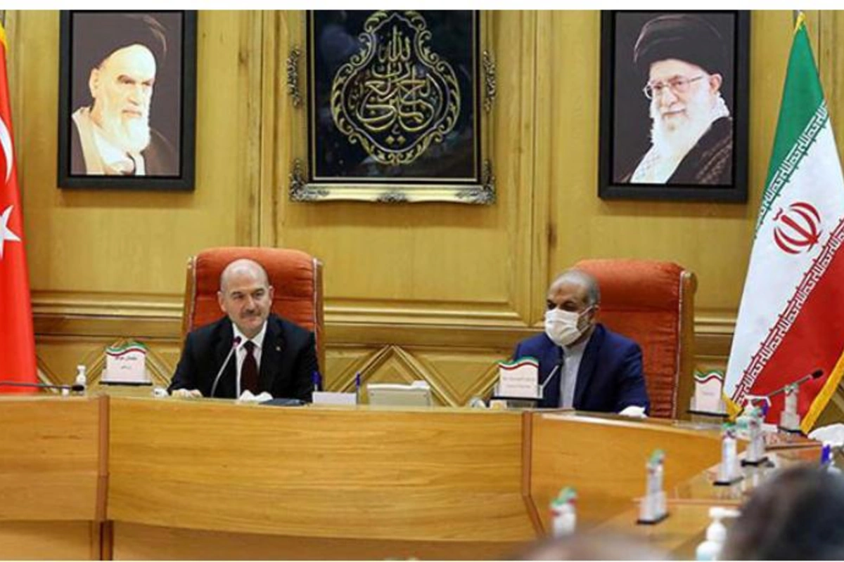 Süleyman Soylu ilə iranlı həmkarı arasında görüş