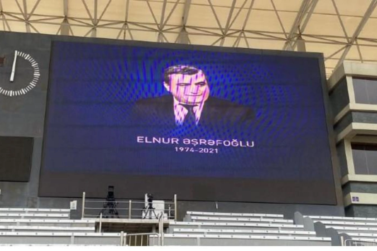 Elnur Əşrəfoğlu “Qarabağ”ın oyunundan əvvəl anıldı
