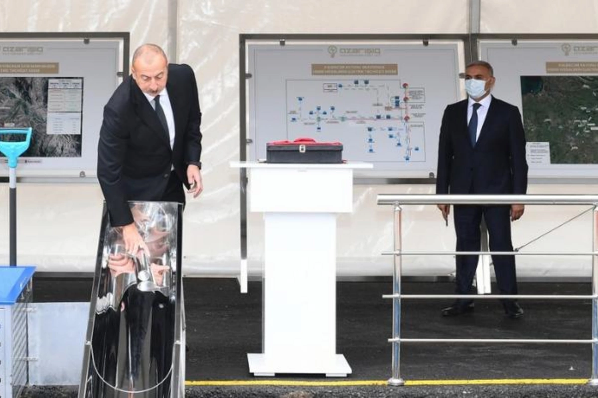 Zəngilan Rəqəmsal Elektrik Yarımstansiyasının təməli qoyuldu — FOTO