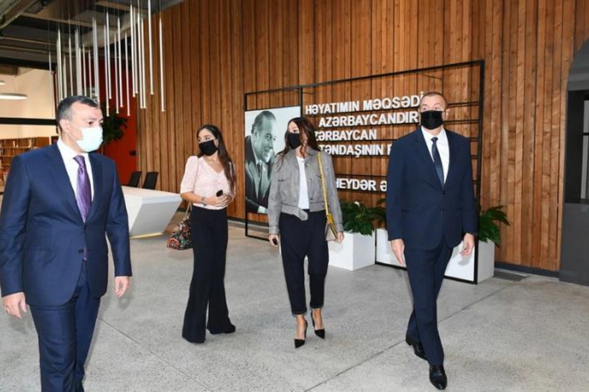 Prezident və birinci xanım DOST İnklüziv İnkişaf və Yaradıcılıq Mərkəzinin açılışında — YENİLƏNİB