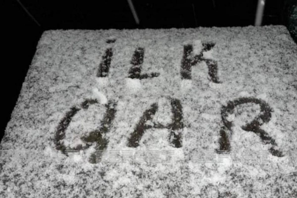 Şimal bölgəsinə ilk qar yağdı