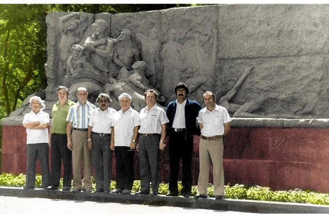 Əməkdar inşaatçı Mahmud Abdullayevin portreti — FOTOLAR