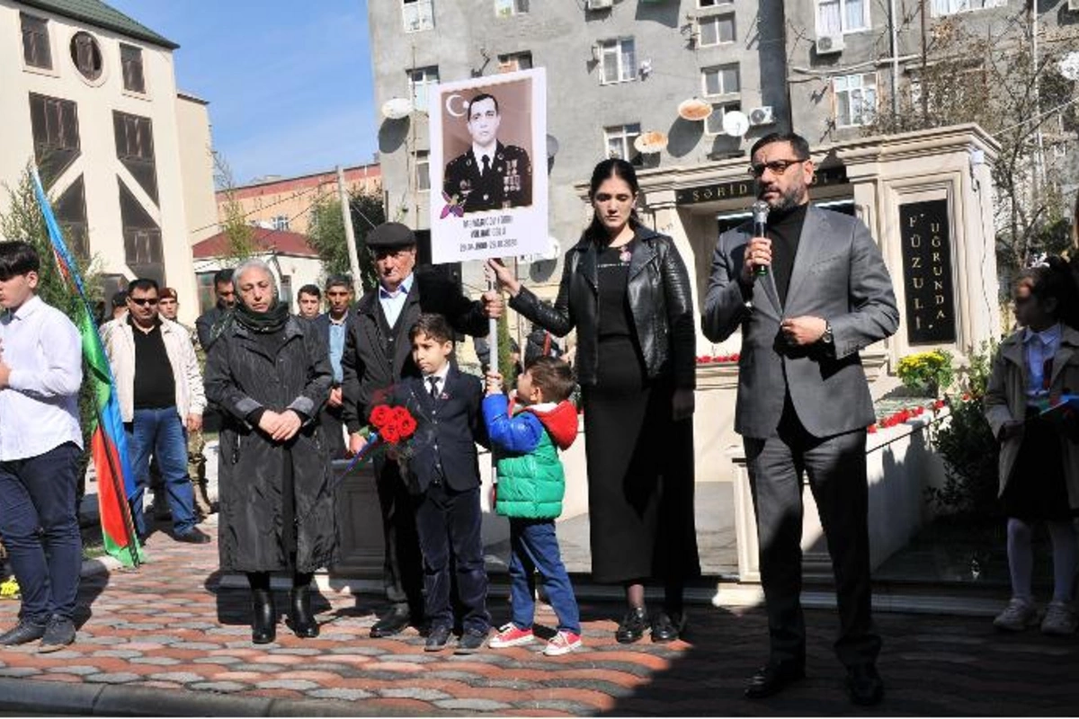 Abşeronda şəhid Fərid Məmmədovun xatirəsinə ucaldılan abidə-bulaq kompleksinin açılışı olub, il mərasimi keçirilib — FOTO