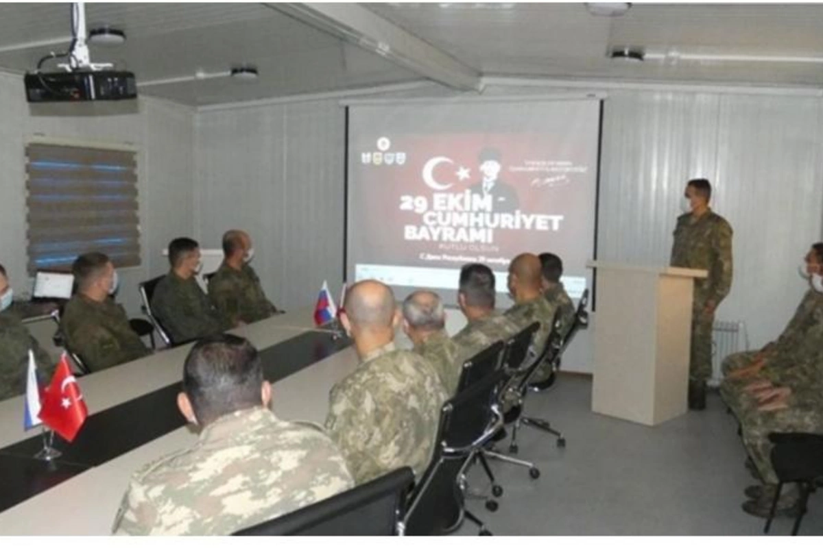 Türkiyənin Cümhuriyyət Günü Qarabağda Azərbaycan hərbçilərinin iştirakı ilə qeyd edilib