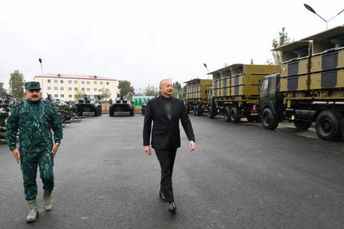 Prezident Cəbrayılda DSX-nin yeni hərbi hissə kompleksinin açılışında iştirak etdi — FOTOLAR