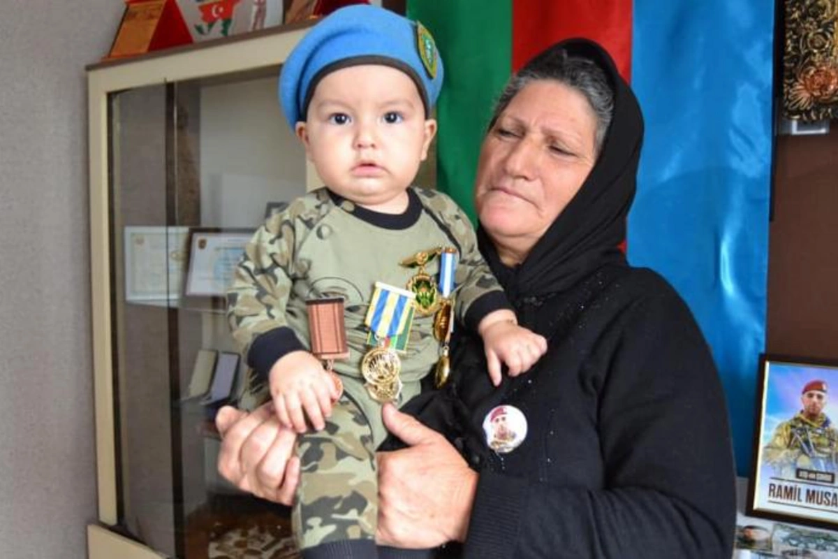 İsmayıllıdan olan şəhid Ramil Musayevin medalı ailəsinə təqdim edildi — FOTOLAR