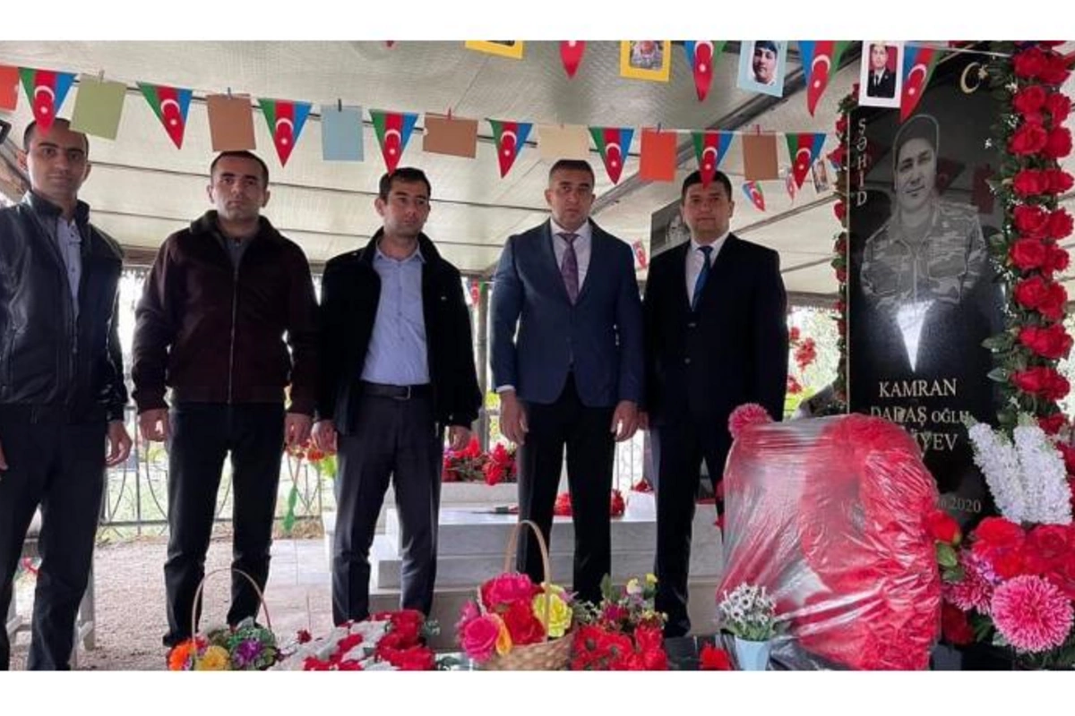 Salyan şəhidlərinin məzarları ziyarət olundu — FOTOLAR