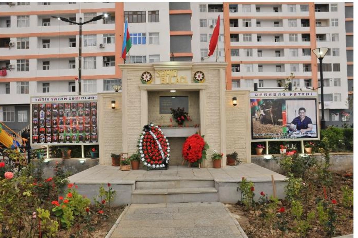 Abşeronda 2 şəhidin il mərasimi keçirildi — FOTOLAR
