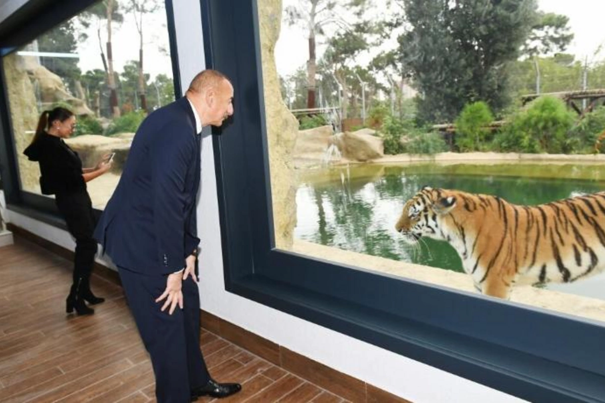 İlham Əliyev və Mehriban Əliyeva Zooloji Parkın açılışında iştirak etdilər — YENİLƏNDİ
