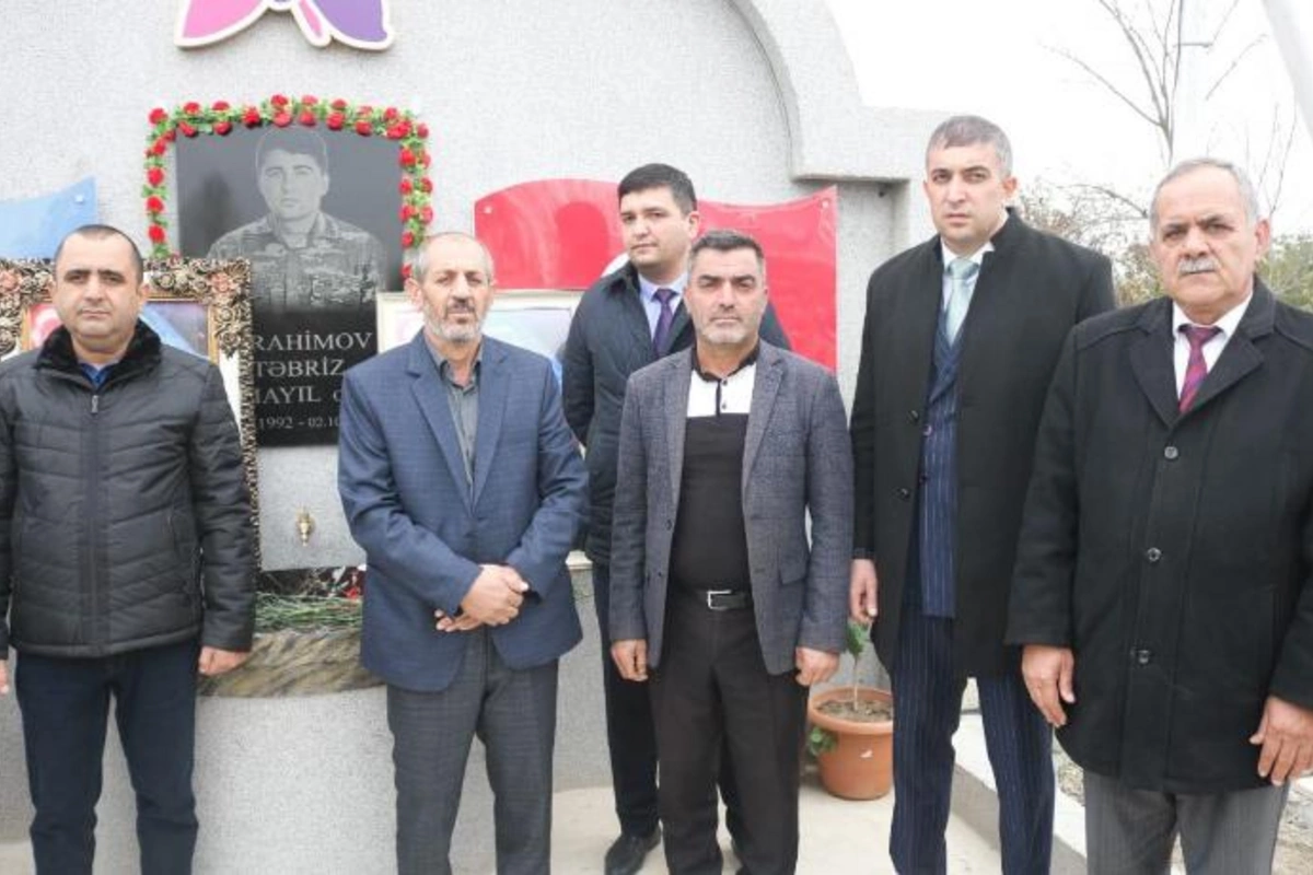 Vətən müharibəsi şəhidinin adına tikilmiş xatirə bulağının açılışı oldu — FOTOLAR