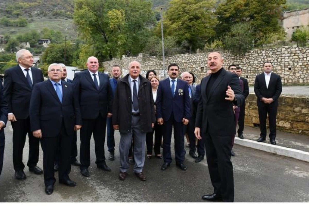 İlham Əliyev Xocavənd ictimaiyyətinin nümayəndələri ilə görüşdü