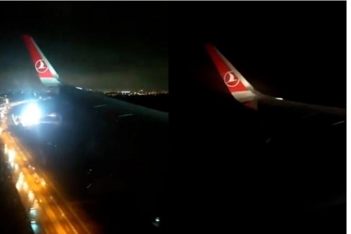İstanbuldan Bakıya uçan təyyarə güclü külək səbəbindən bir saat havada qaldı