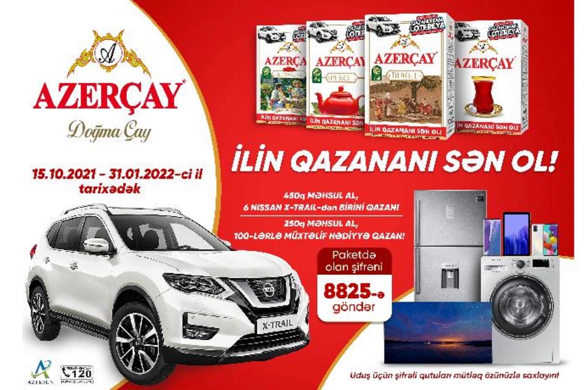 Doğma çayınızdan “İlin qazananı sən ol” şüarı ilə lotereya — VİDEO