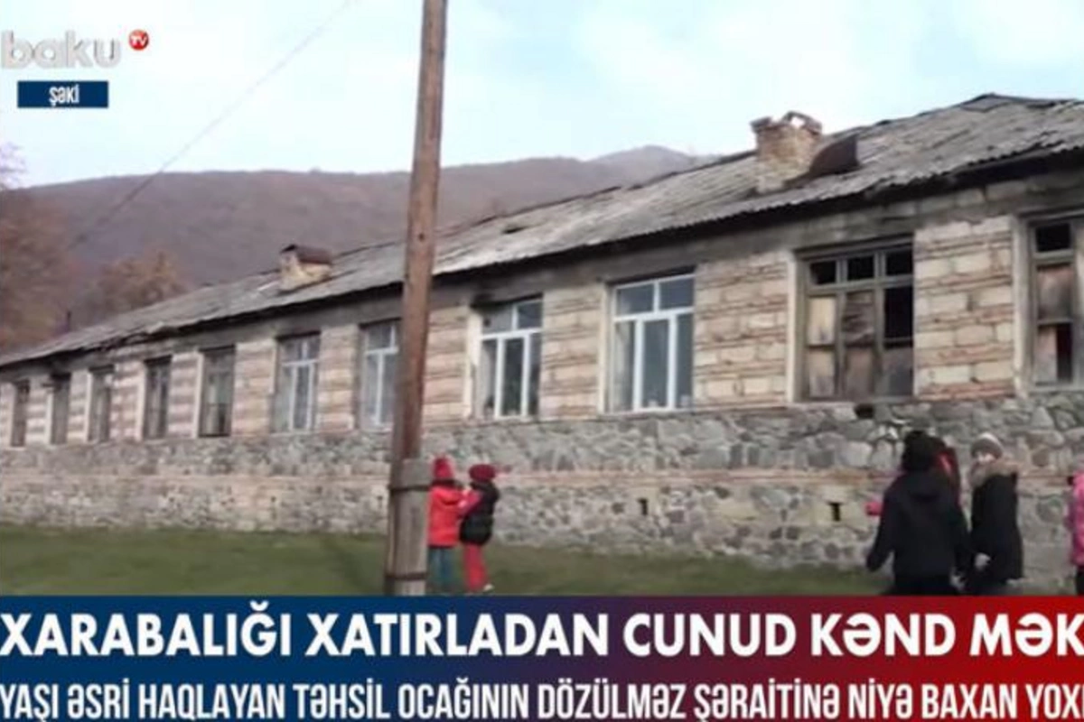 Xarabalığı xatırladan Cunud kənd məktəbi — VİDEO