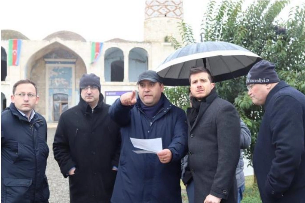İsrail səfiri Ağdama səfər etdi — FOTOLAR