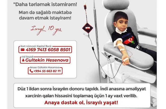 Anaya dəstək ol, İsrayılı yaşat!