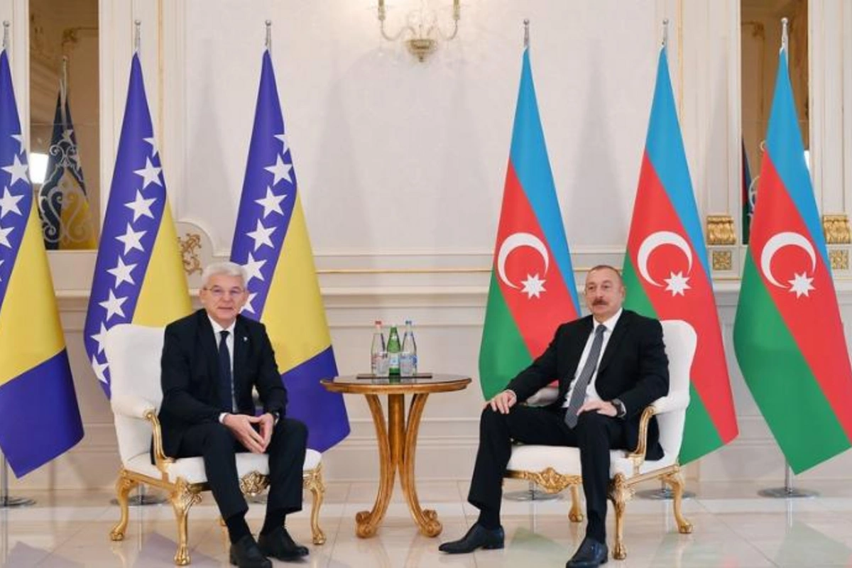 Prezident Bosniya və Herseqovinanın Rəyasət Heyətinin üzvü ilə görüşdü — FOTOLAR