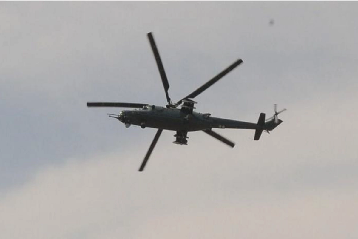 Qırğızıstanda hərbi helikopter qəzaya uğradı