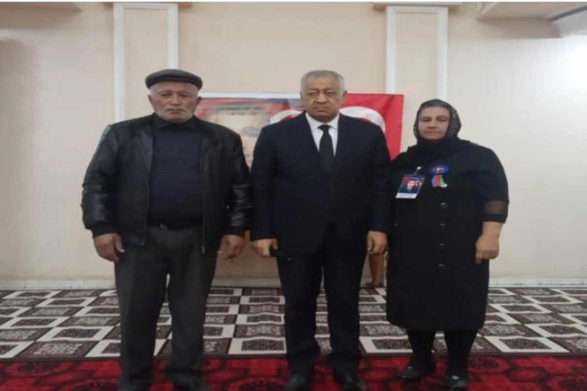 Vahid Əhmədov Vətən Müharibəsi Qəhrəmanının il mərasimində iştirak etdi — FOTOLAR