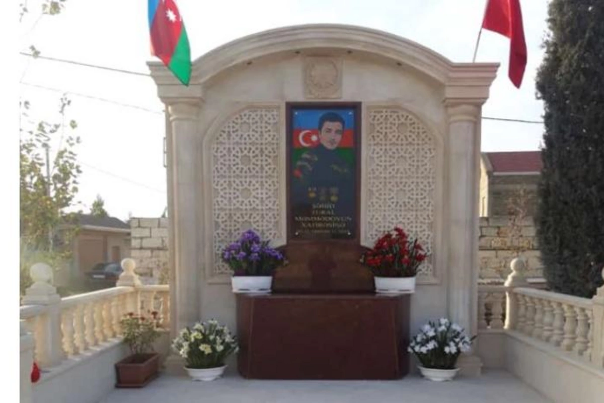 Şəhid Tural Məmmədovun xatirəsinə bulaq kompleksi açıldı — FOTOLAR