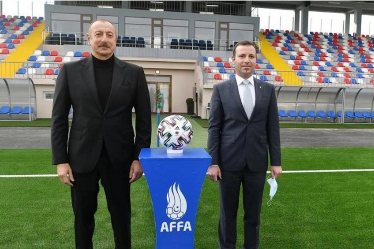UEFA-nın saytı İlham Əliyevin Şamaxı şəhər stadionunun açılışında iştirakından yazdı