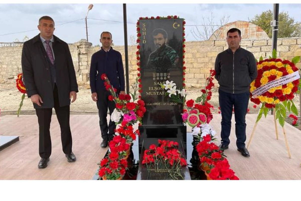 Salyanda şəhidlərin məzarları ziyarət olundu — FOTO