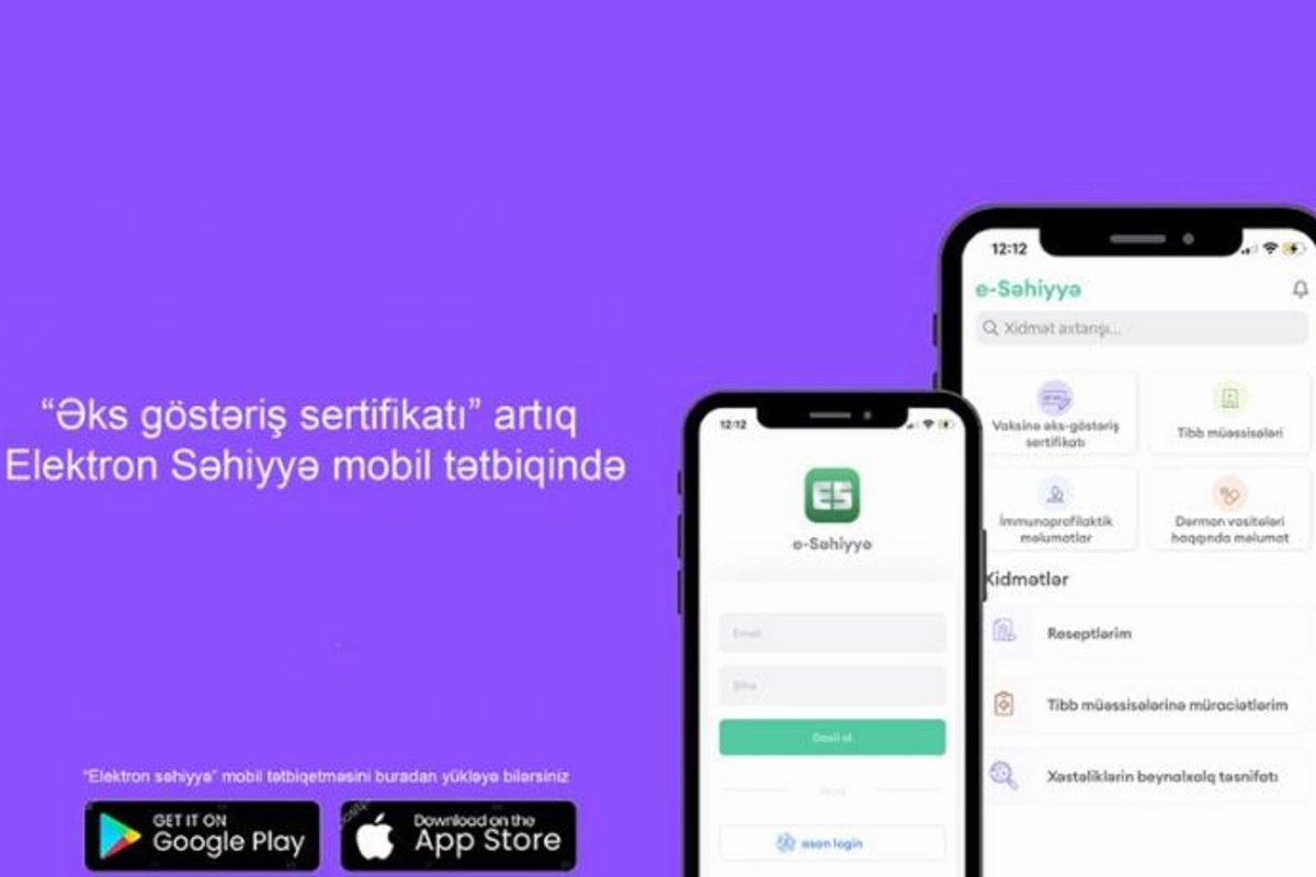 Azərbaycanda bəzi şəxslərə “Əks-göstəriş sertifikatı” elektron qaydada veriləcək