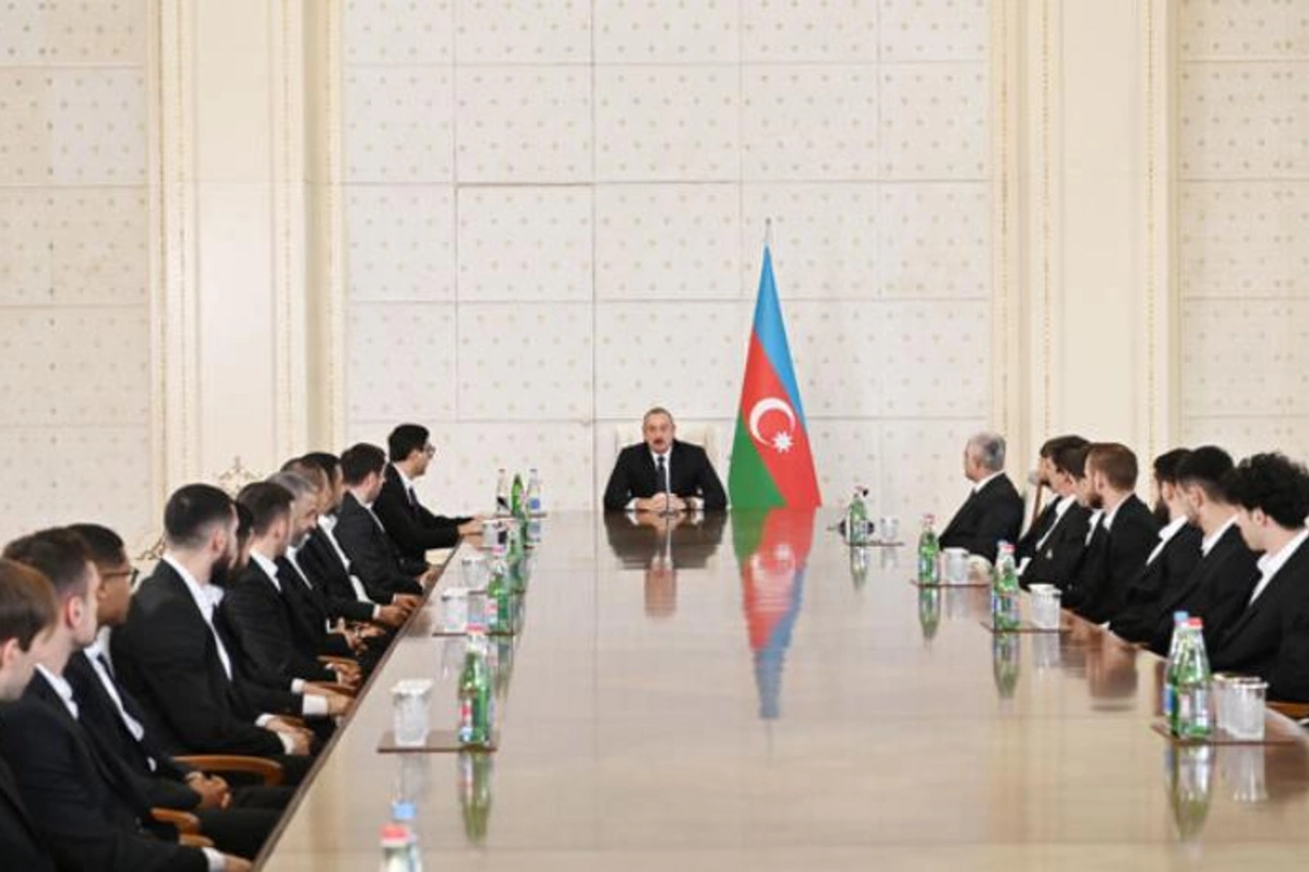 Prezident “Qarabağ” futbol klubunun üzvlərini qəbul etdi — YENİLƏNİB