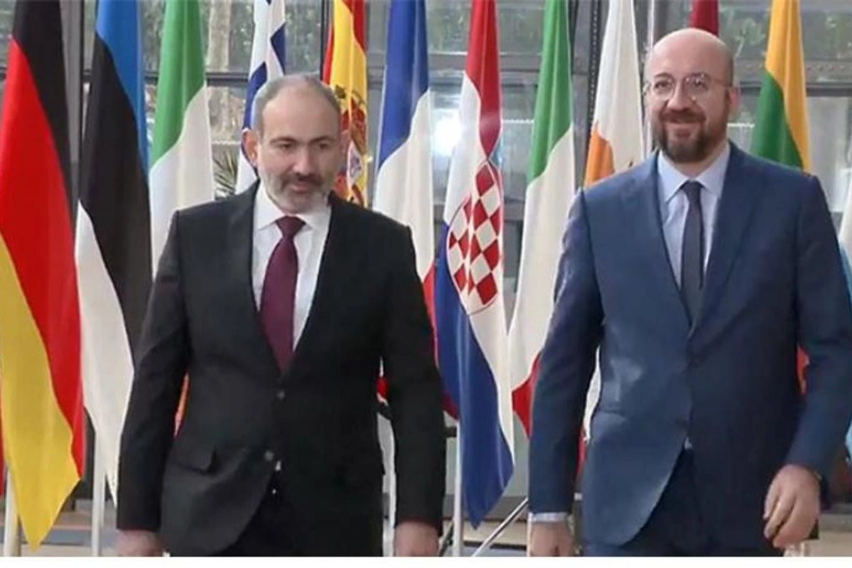 Şarl Mişel Paşinyanla görüşdü