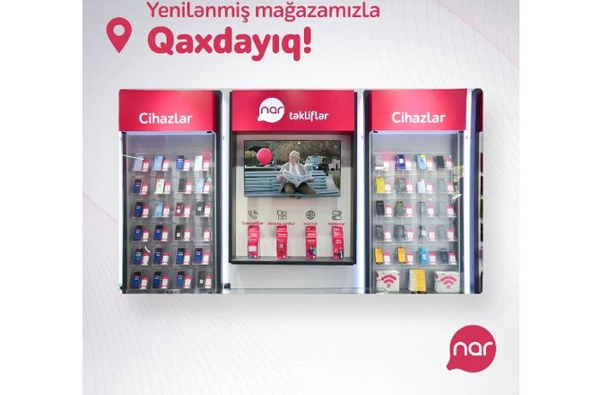 “Nar” Qaxda yenilənmiş mağazasını təqdim etdi — FOTOLAR