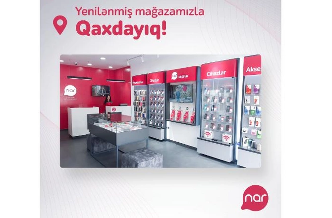 “Nar” Qaxda yenilənmiş mağazasını təqdim etdi — FOTOLAR