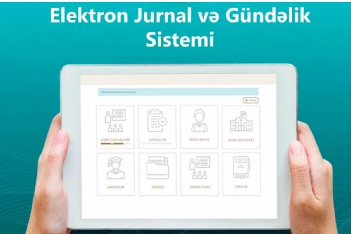 Bakının 154 məktəbində elektron jurnal və gündəlik sistemi tətbiq olunur