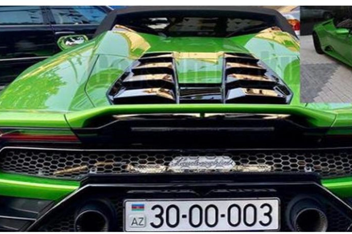 Bakıda iş adamının “Lamborghini”si cərimə meydançasına aparıldı — VİDEO