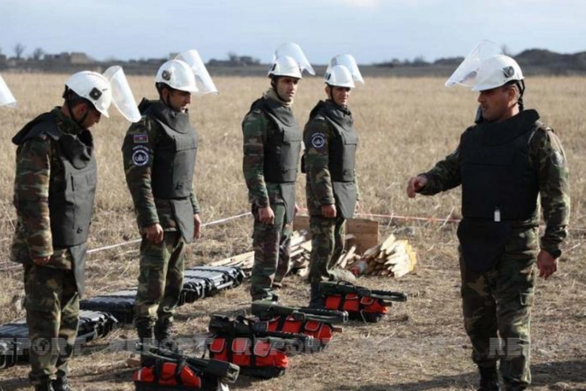 Xaçınçay su anbarı və ətrafı minalardan tam təmizləndi — FOTOLAR