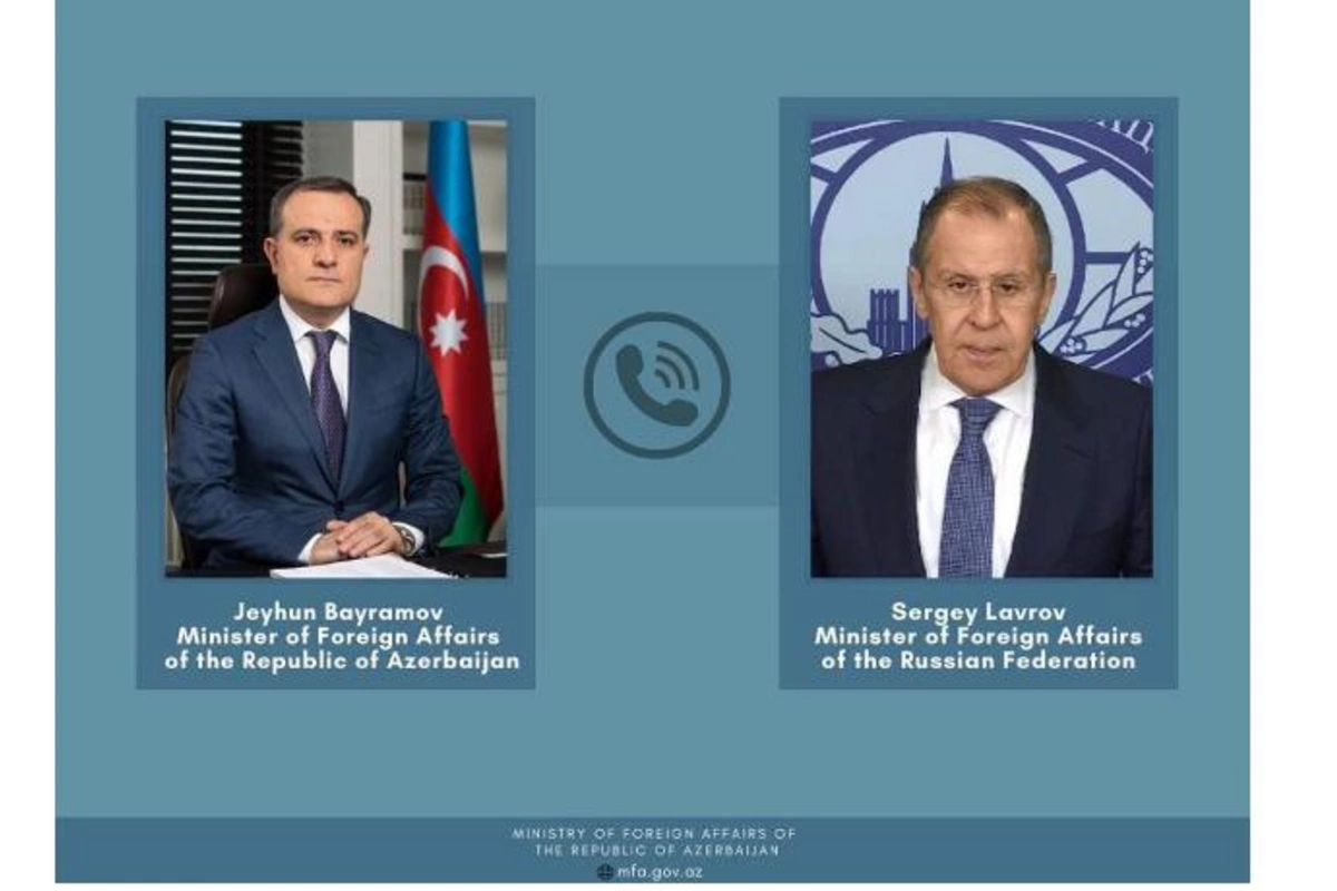 Ceyhun Bayramov və Sergey Lavrov üçtərəfli bəyanatların icrasını müzakirə ediblər