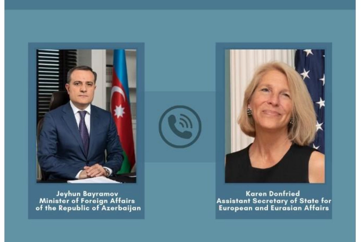Ceyhun Bayramov ABŞ Dövlət Katibinin köməkçisi ilə telefonla danışdı