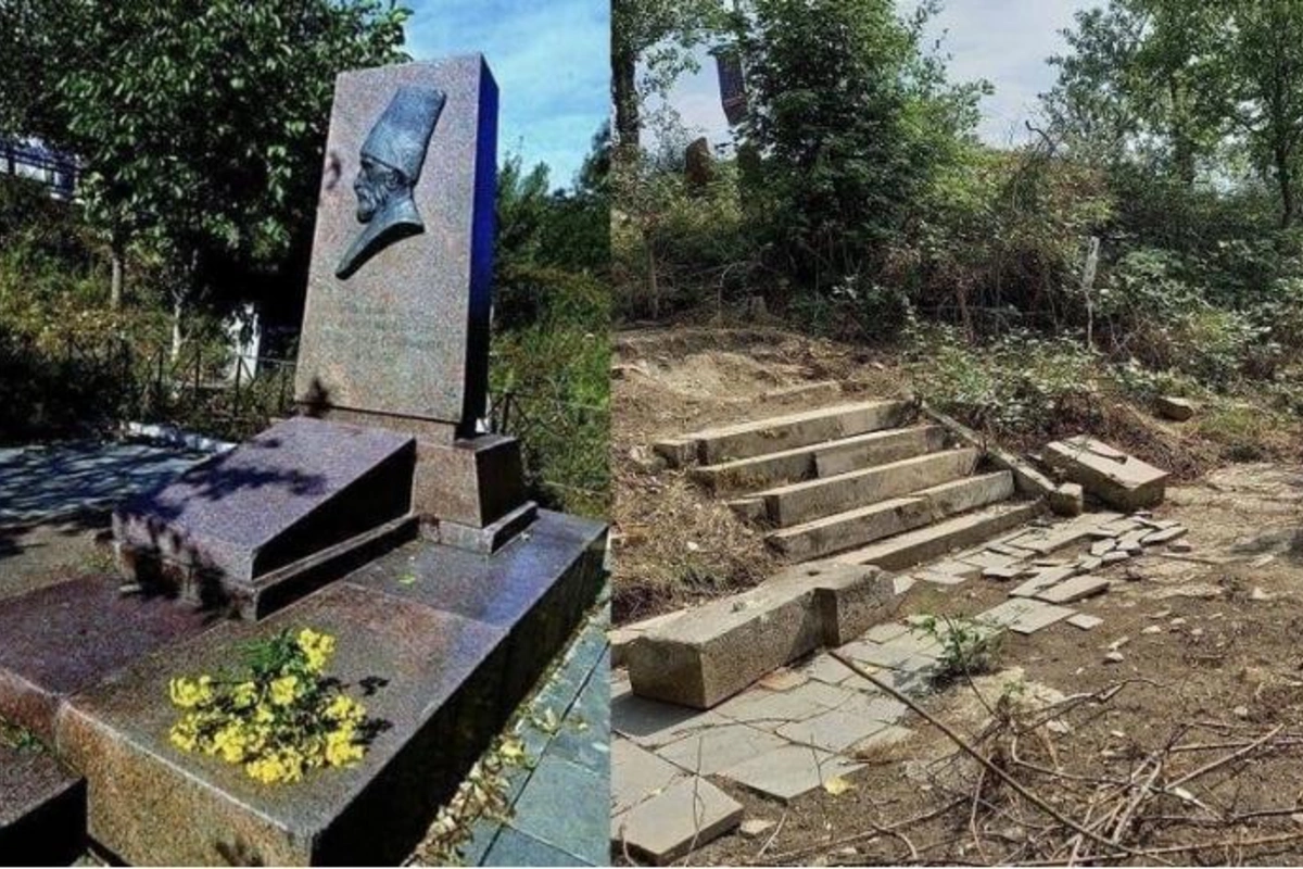 Mir Möhsün Nəvvabın Şuşanın Cıdır düzündə yerləşən məzarı bərpa olundu — FOTO