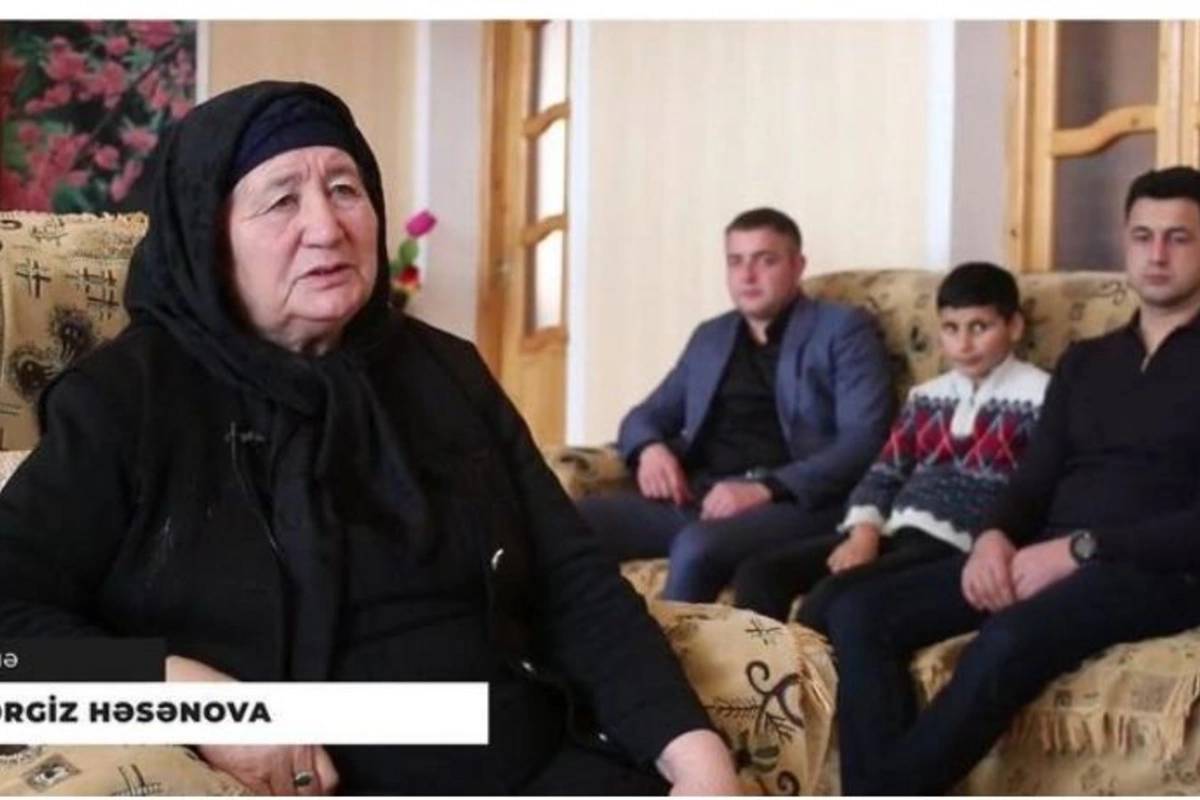 Vətən müharibəsində yeddi nəvəsi iştirak edən nənə — VİDEO