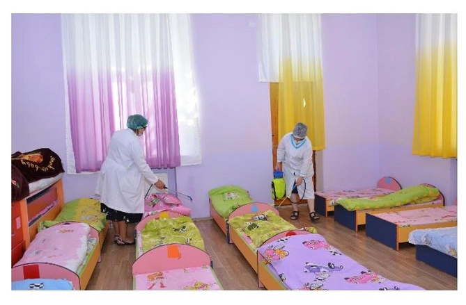 Abşeronda bağçaların açılması ilə əlaqədar hazırlıq işləri görülür — FOTOLAR Abşeronda bağçaların açılması ilə əlaqədar hazırlıq işləri görülür — FOTOLAR