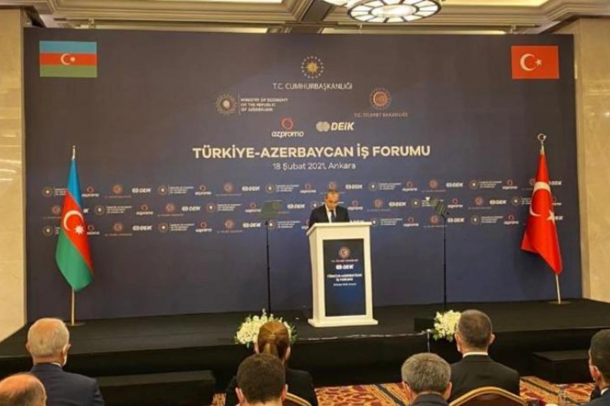Türkiyə-Azərbaycan biznes forumundan FOTOLAR