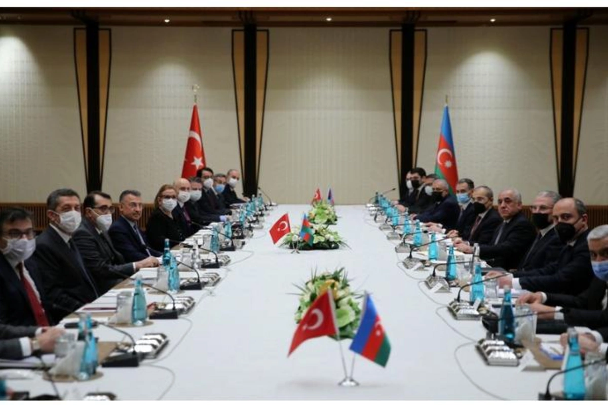 Türkiyə-Azərbaycan İqtisadi Əməkdaşlıq Komissiyasının iclası başladı — FOTOLAR