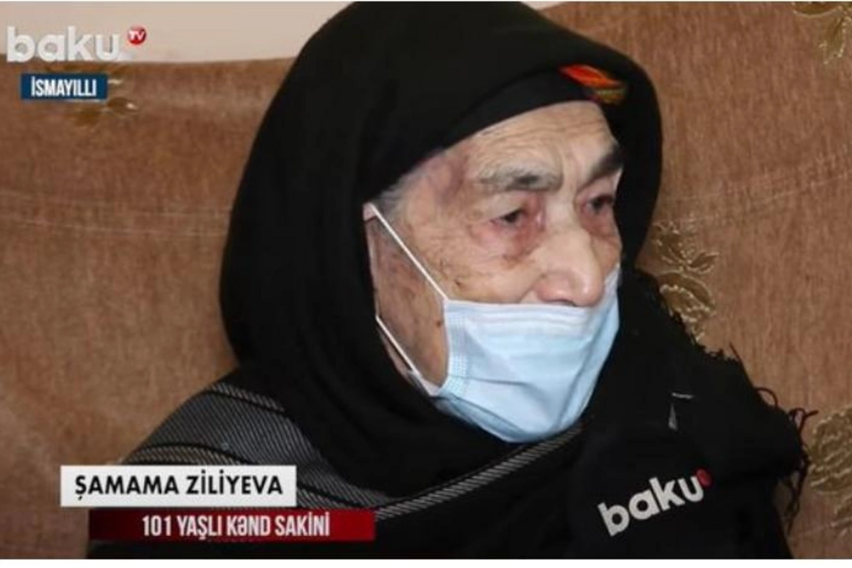 Azərbaycanda 101 yaşlı qadın COVID-19-a qarşı peyvənd olundu — VİDEO