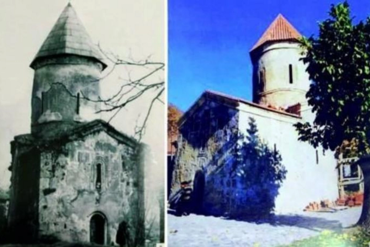Fransız nəşri Qarabağdakı alban məbədlərinin erməniləşdirmə cəhdlərindən yazdı