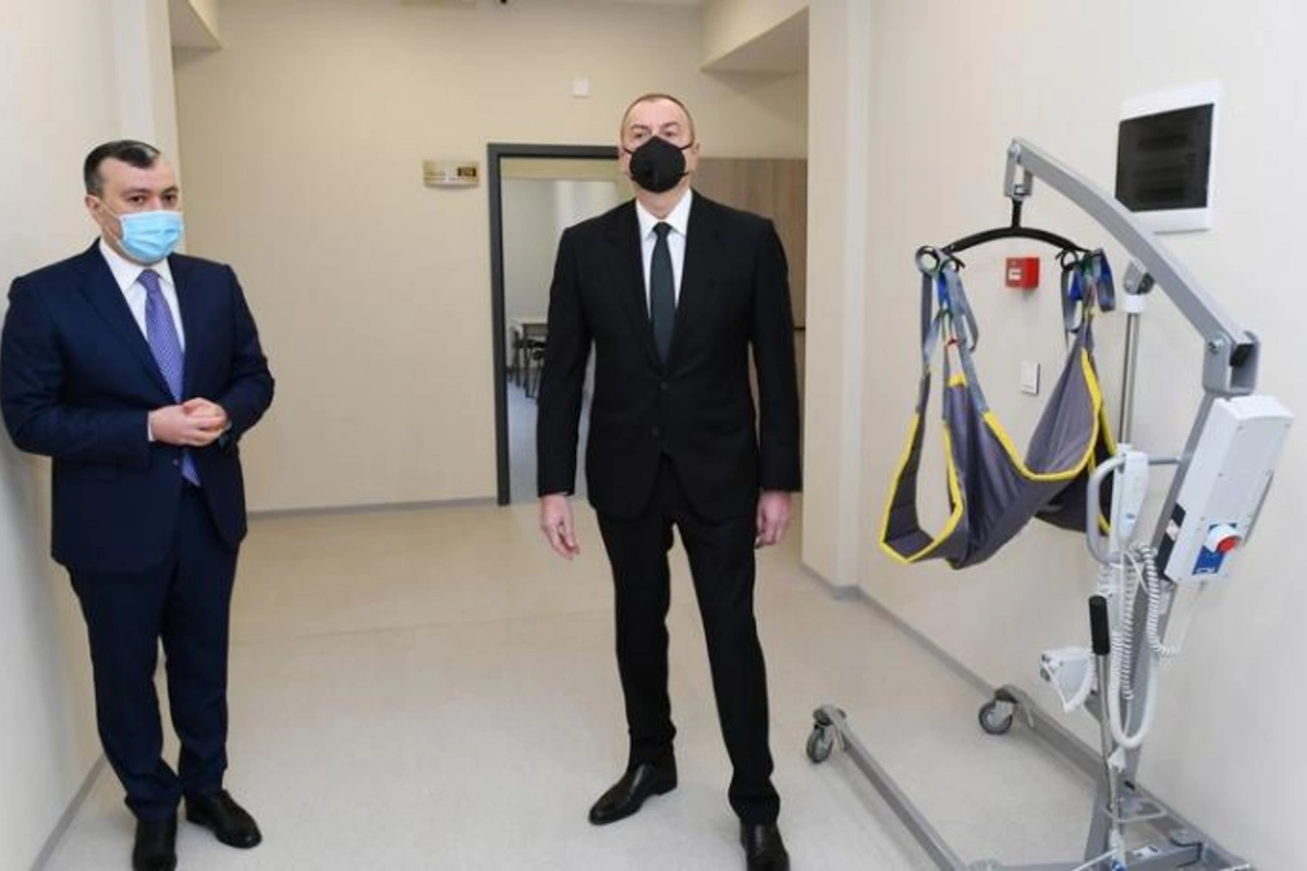 İlham Əliyev Şağan Reabilitasiya Pansionatının açılışında iştirak etdi — FOTOLAR