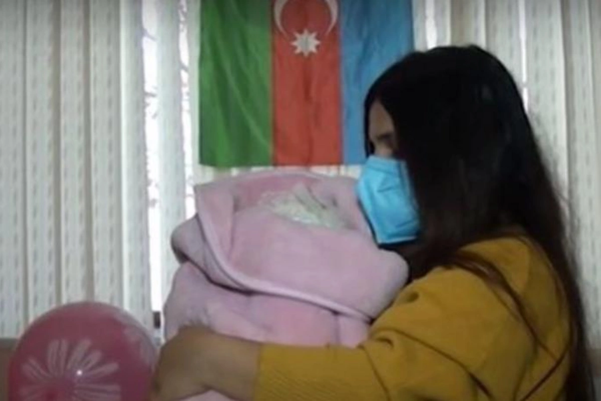 Vətən müharibəsi şəhidimizin övladı dünyaya gəldi — VİDEO
