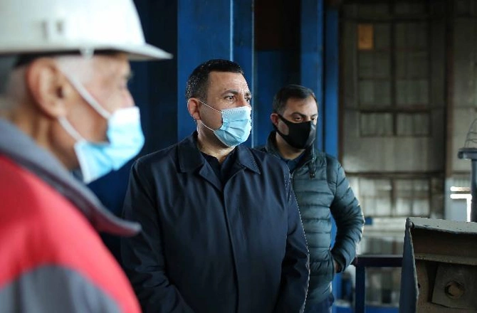 ADNSU-nun rəhbərliyi “Daşkəsən” Dəmir Filizi sahəsi ilə tanış oldu — FOTOLAR