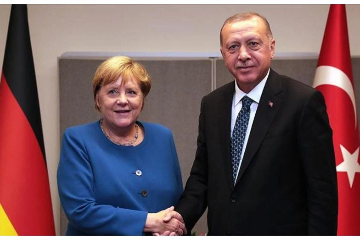 Ərdoğan və Merkel arasında görüş baş tutdu