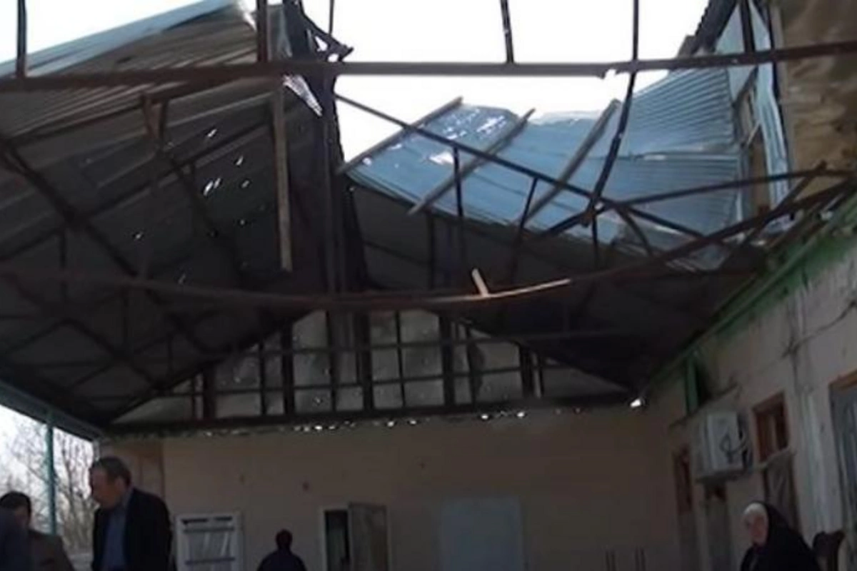 Ermənistan ordusunun dağıtdığı şəhid anasının evi — VİDEO