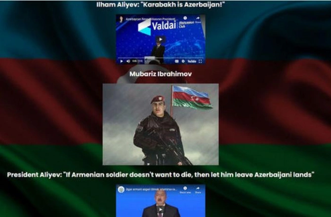 Ermənistan dövlət informasiya agentliyinin saytında “Qarabağ Azərbaycandır!” şüarı — FOTO