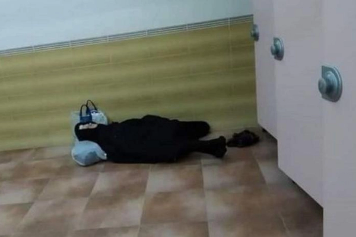 Bakıda keçiddə gecələyən qadınla bağlı AÇIQLAMA